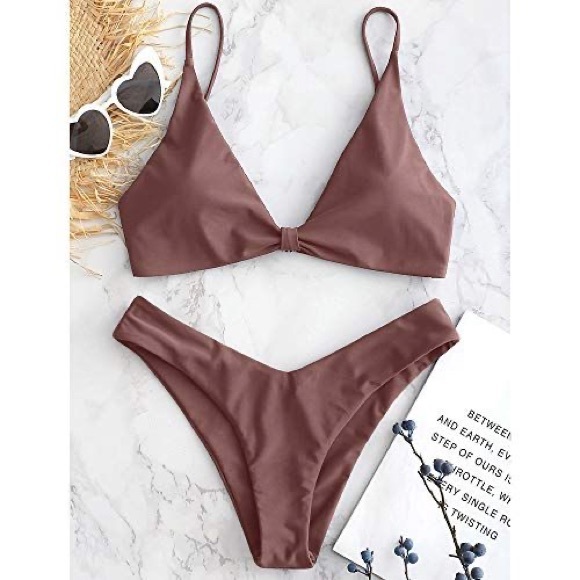 NWT Zaful Tie Knot Front Bikini - Picture 8 of 8